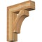 Ekena Millwork Westlake Block Rough Sawn Bracket, Western Red Cedar, 6"W x 24"D x 28"H BKT06X24X28WTL05RWR - alternate 1